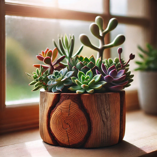 Handcrafted Wooden Planter 1